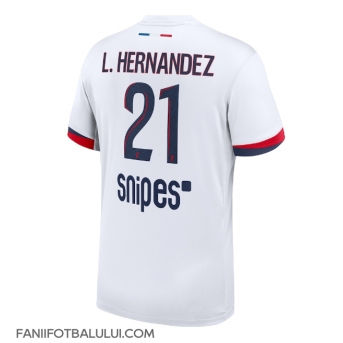 Paris Saint-Germain Lucas Hernandez #21 Tricou Fotbal Replică 2025-26 Barbati Deplasare